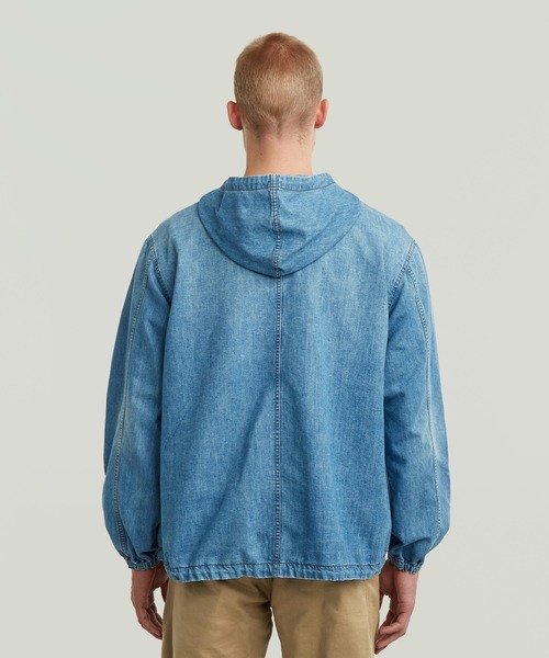 G-STAR RAW デニムジャケット gジャン Hooded Denim Jacket/ミリタリー