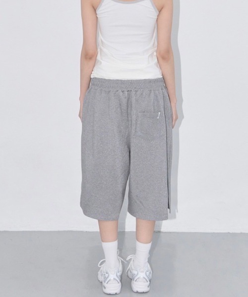 【FANCY CLUB】人気/送料関税込★BUTTON-UP BERMUDA SWEATPANTS NASTY FANCY CLUB】BUTTON-UP BERMUDA SWEATPANTS（スウェット