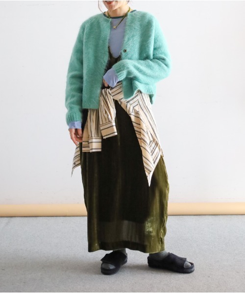 NOMBRE IMPAIR（ノンブルアンペール） カーディガン アルパカシャギー