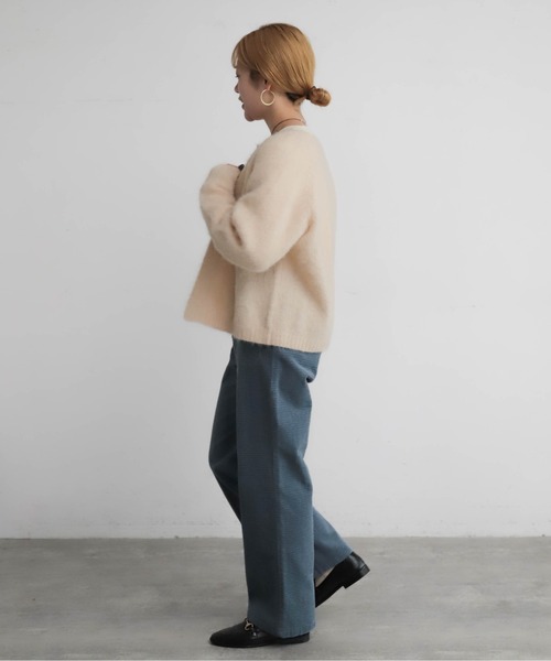 NOMBRE IMPAIR（ノンブルアンペール） カーディガン アルパカシャギー