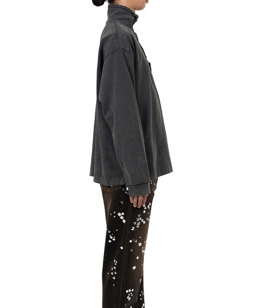 みやむ〜 MAISON MIHARA YASUHIRO tシャツ Amateur Sewn Like Half Zip-up Long