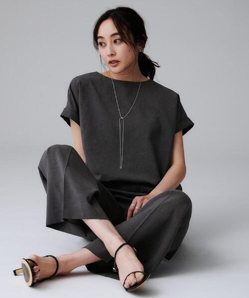 UNTITLED（アンタイトル） ブラウス シャツ 「セットアップ可/はっ水