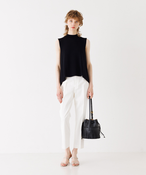 DESIGNWORKS パンツ ツイルストレッチパンツ レディース