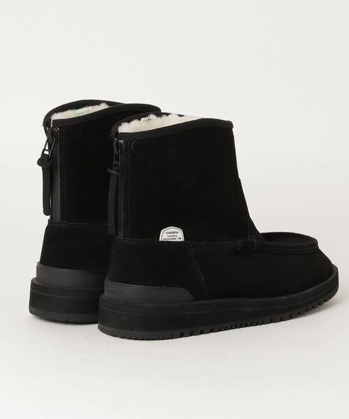 「SUICOKE」 ムートンブーツ 9 ブラック レディース_画像3