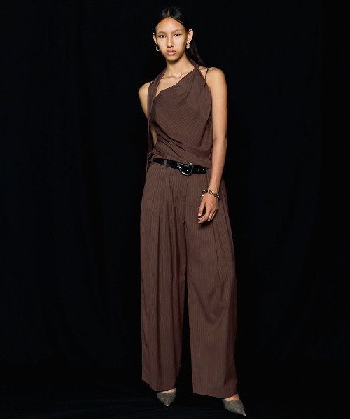 MAISON SPECIAL（メゾンスペシャル） ブラウス シャツ Drape Asymmetry