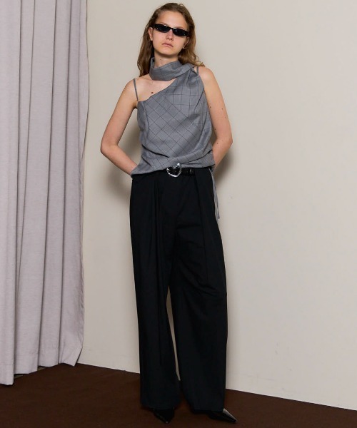 MAISON SPECIAL（メゾンスペシャル） ブラウス シャツ Drape Asymmetry