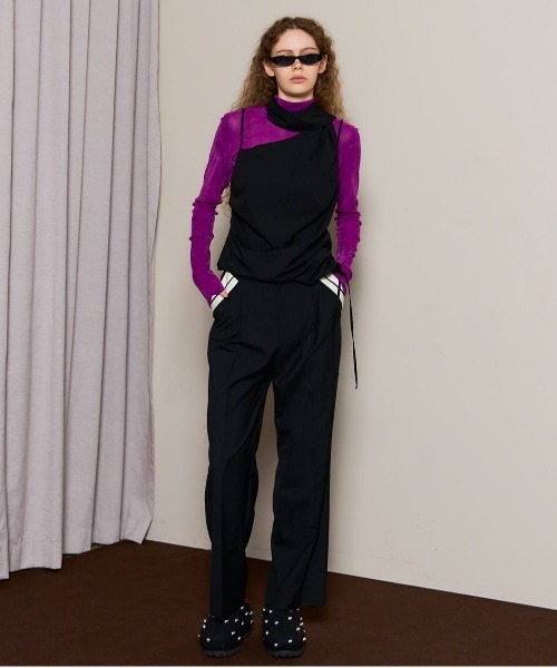 MAISON SPECIAL（メゾンスペシャル） ブラウス シャツ Drape Asymmetry