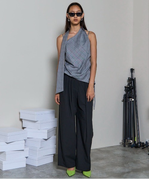 MAISON SPECIAL（メゾンスペシャル） ブラウス シャツ Drape Asymmetry