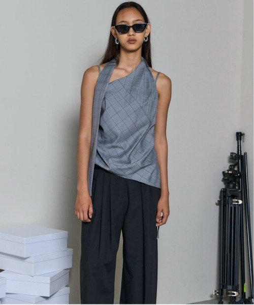 MAISON SPECIAL（メゾンスペシャル） ブラウス シャツ Drape Asymmetry