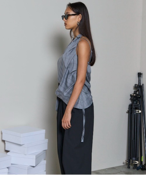 MAISON SPECIAL（メゾンスペシャル） ブラウス シャツ Drape Asymmetry