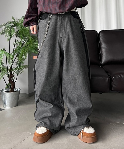 「sedacle」 デニムパンツ LARGE ブラウン メンズ