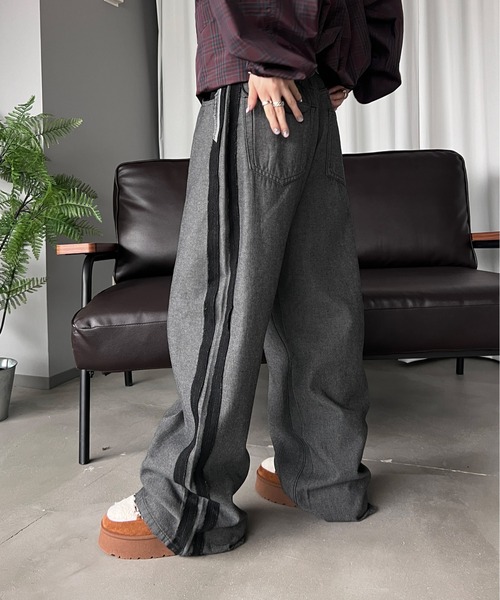 「sedacle」 デニムパンツ LARGE ブラウン メンズ