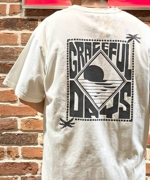 Right-on（ライトオン） tシャツ オゾン加工パームツリープリントT