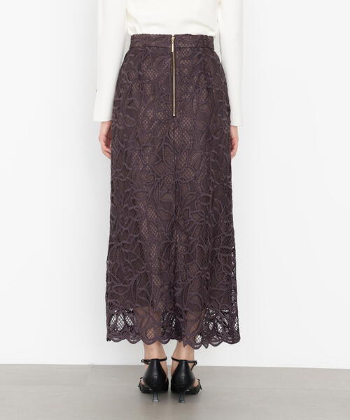 プロポーション ボディドレッシング（PROPORTION BODY DRESSING）/ケミカルレースナロースカート 25AW PROPORTION BODY DRESSING（プロポーションボディドレッシング