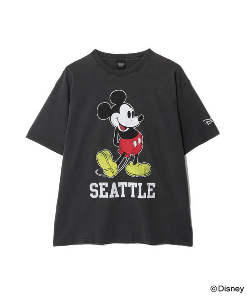 美品　MANASTASH MICKEY SEATTLE ミッキーTEEシアトル MANASTASH（マナスタッシュ） tシャツ MICKEY TEE SEATTLE ミッキーTEE