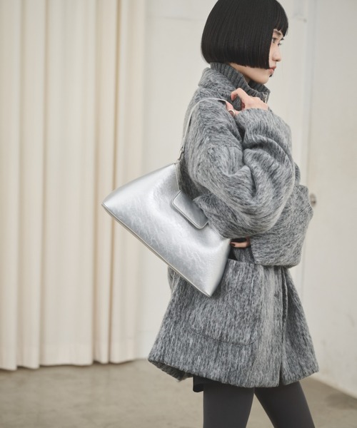 AIC. コート チェスターコート ミックスシャギーオーバーテーラード