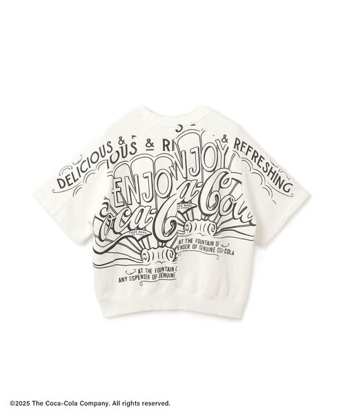 Atom スウェット ADAM ET ROPE' トレーナー スウェット 「Coca-Cola」Garment dye