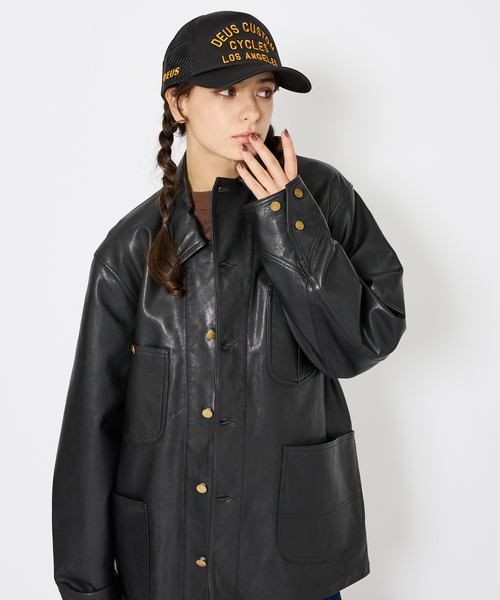 Lee カバーオール 「LEE/リー」LOCO JACKET レザー ジャケット