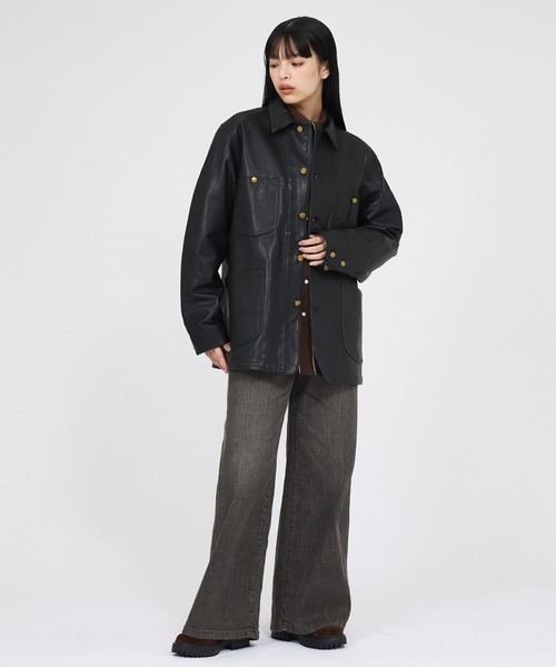 Lee（リー） カバーオール 「LEE/リー」LOCO JACKET レザー