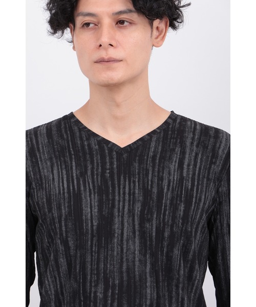 TORNADO MART（トルネードマート） tシャツ GLEAMストライプテレコV