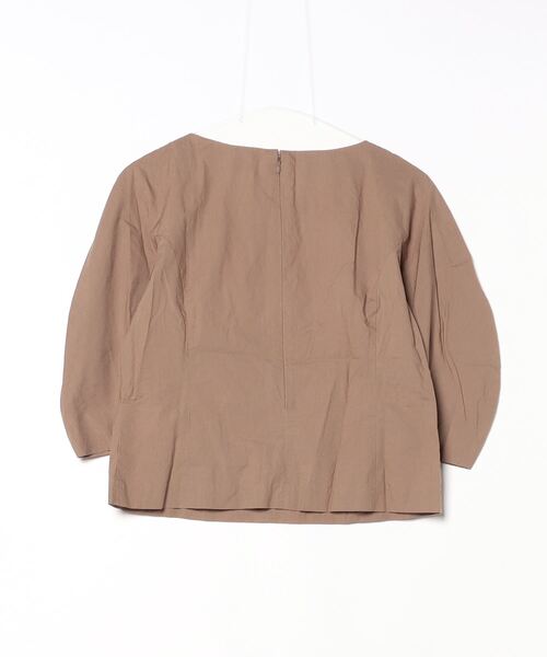 「Unaca」 7分袖ブラウス 38 ベージュ レディース_画像2