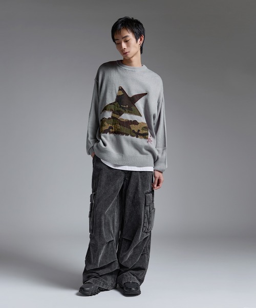セーター ニット Buyer's Select/Y2Kスターパッチニット「UNISEX