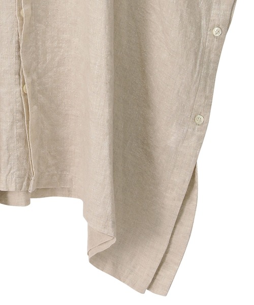 「Plantation」 7分袖ブラウス M size ネイビー レディース_画像7
