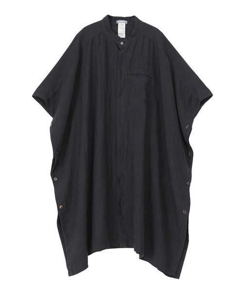 Plantation（プランテーション） 7分袖ブラウス M size ネイビー 