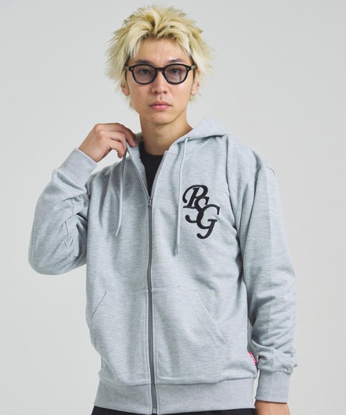 パーカー PSG_テックフリース・EMB LOGO-ZIPパーカー メンズ