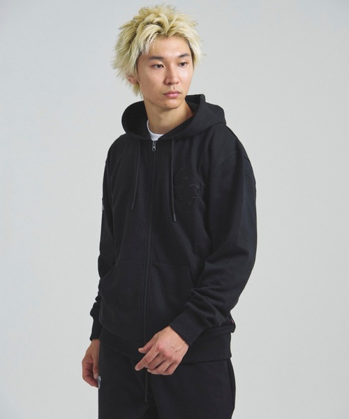 パーカー PSG_テックフリース・EMB LOGO-ZIPパーカー メンズ