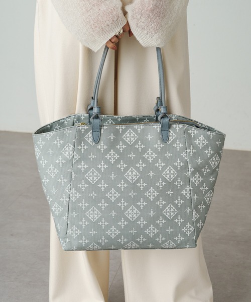 【新品未使用】ラシット　トートバッグ　グレー russet（ラシット） トートバッグ FREE ライトグレー レディース