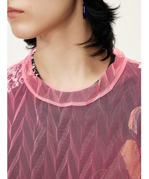 「JNBY」 半袖カットソー 36 ブラウン レディース_画像5