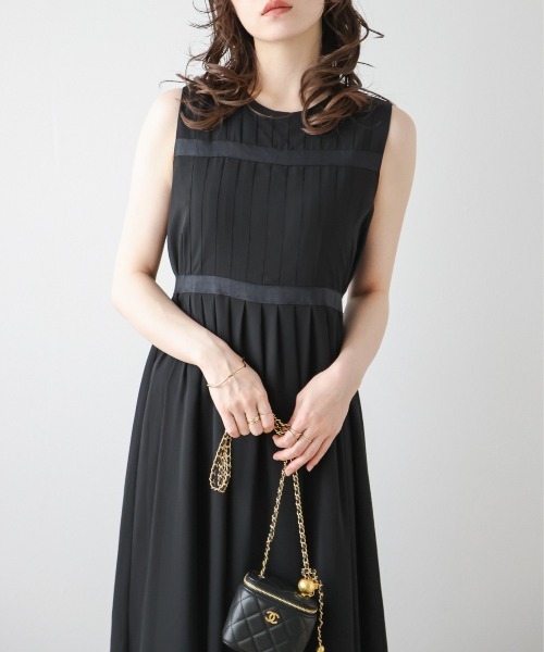 「SUGAR BISKET」 「La-gemme」ノースリーブワンピース フリー グレー レディース_画像5