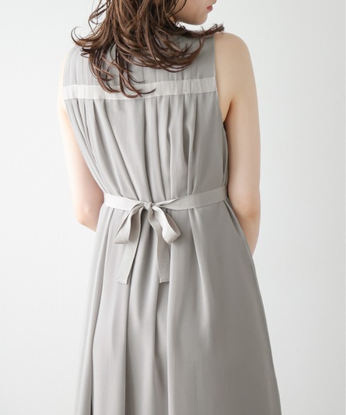 「SUGAR BISKET」 「La-gemme」ノースリーブワンピース フリー グレー レディース_画像8