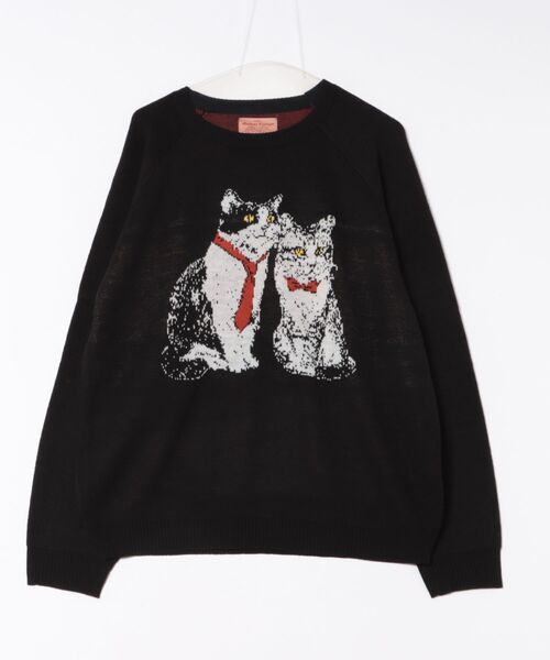 CORISCO（コリスコ） セーター ニット アニマル柄ジャガードニット(M1