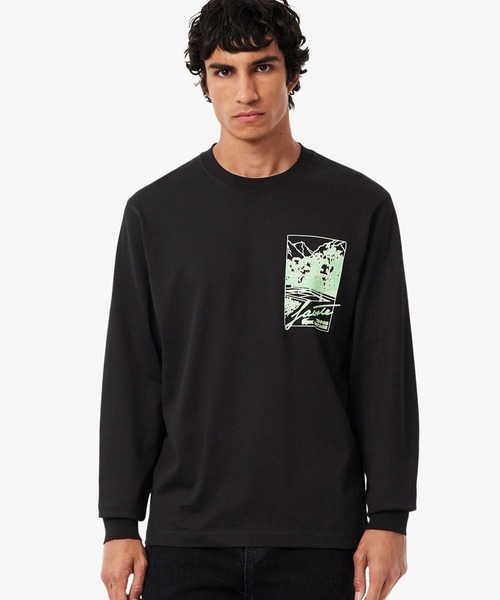 LACOSTE（ラコステ） tシャツ テニスヘリテージプリントロングスリーブ