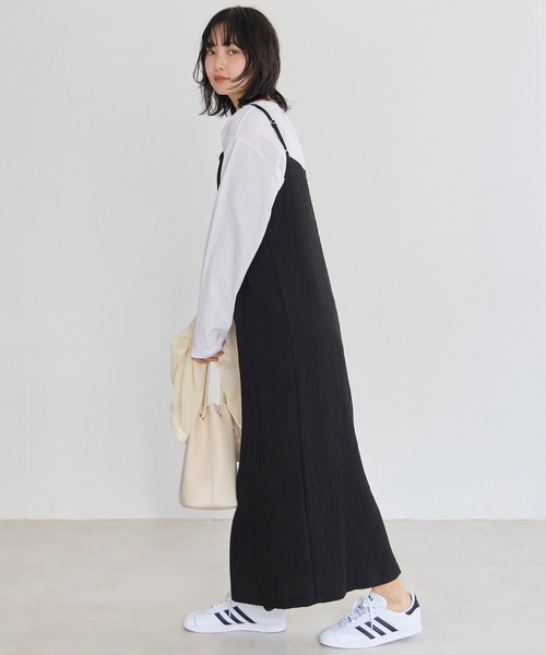 「LAVEANGE」 キャミソールワンピース M ブラウン レディース_画像9