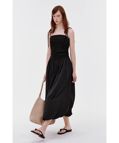 「Fano Studios」 キャミソールワンピース S ブラック レディース_画像3