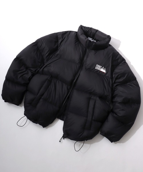 FIRST DOWN ブラック ダウンジャケット S FIRST DOWN（ファーストダウン） ダウンジャケット S ブラック