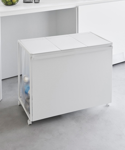 tower ゴミ箱 ダストボックス 「tower/タワー」蓋付き目隠し分別ダスト