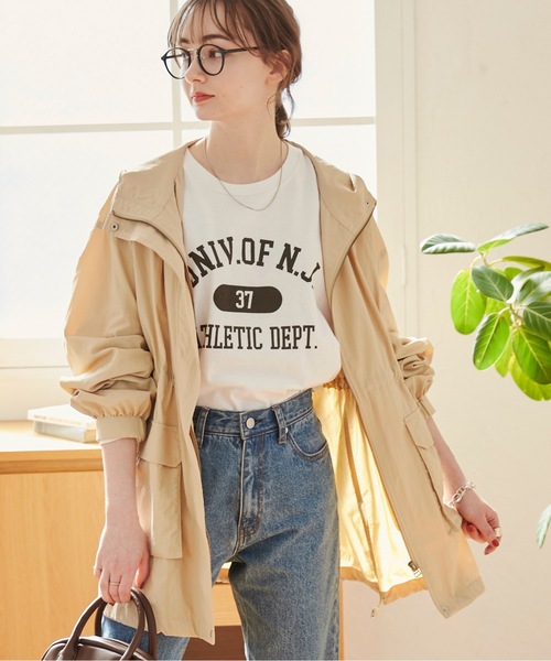 「ANGIE」 マウンテンパーカー FREE アイボリー レディース_画像3