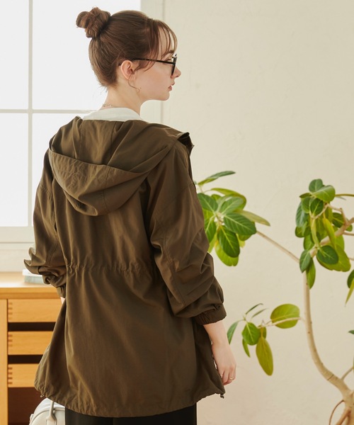 「ANGIE」 マウンテンパーカー FREE アイボリー レディース_画像6