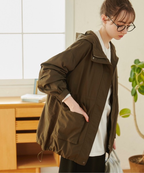 「ANGIE」 マウンテンパーカー FREE アイボリー レディース_画像8