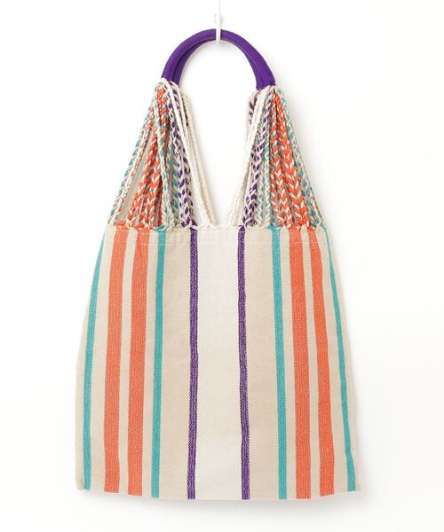 MARNI ストライプトートバッグ MARNI（マルニ） ストライプ柄トートバッグ - ベージュ レディース