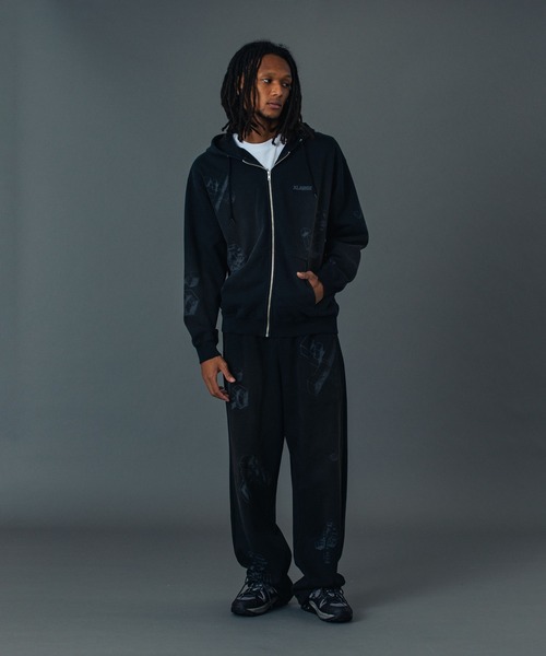 XLARGE（エクストラ ラージ） パーカー GEOMETRIC ZIP UP HOODED
