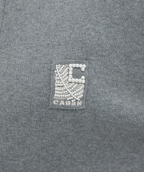 「CABaN」 ニットカーディガン FREE グレー レディース_画像9