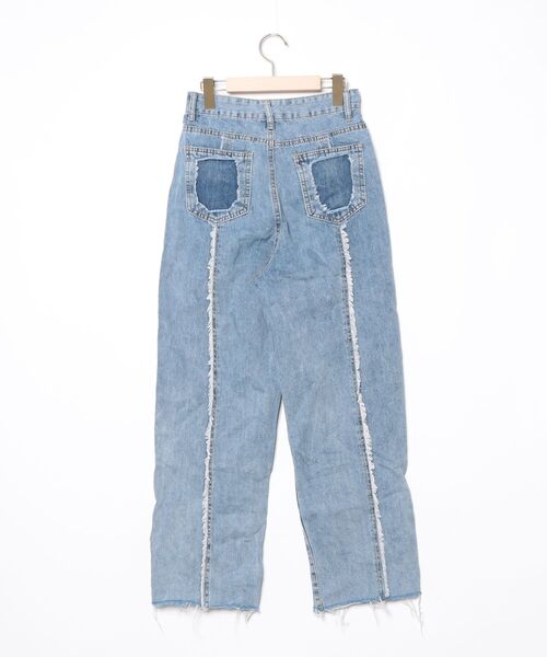 「by muni:r」 デニムパンツ SMALL ブルー レディース_画像2