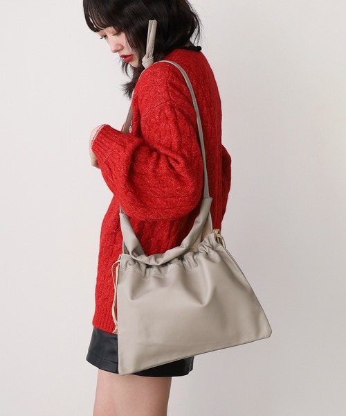 「YOUNG&OLSEN The DRYGOODS STORE」 ショルダーバッグ FREE ベージュ レディース_画像4