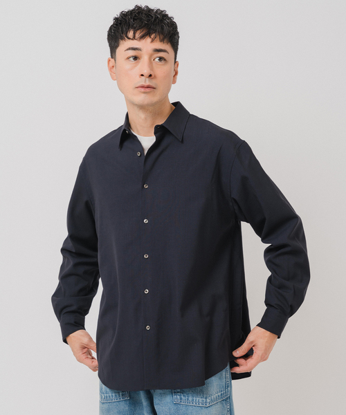 EDIFICE（エディフィス） シャツ SUPER 100's ウール レギュラー
