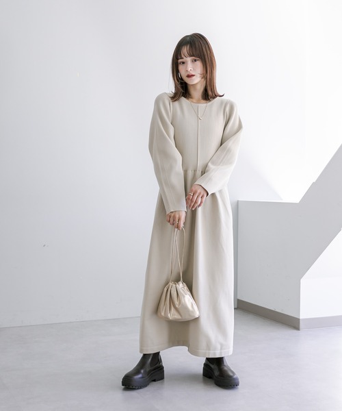 「mystic」 ニットワンピース 2 ブルー レディース_画像2